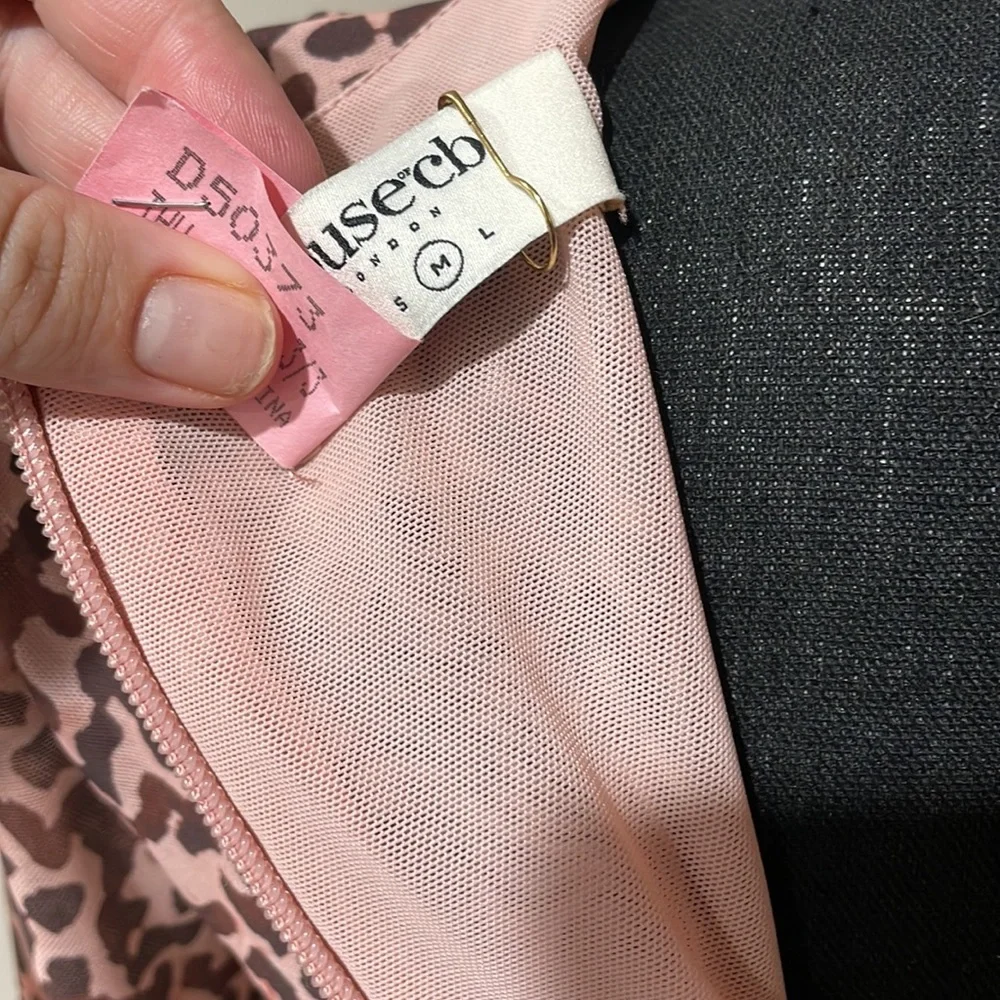 House of CB animal style print Bodycon midi dress - Picture 9 of 10